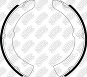 Колодки барабанные MAZDA TITAN WEL4C, WEL4T, WELAT, WEL4H  1984-1999